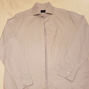 Armani Mens Dress Shirt color is blueish
